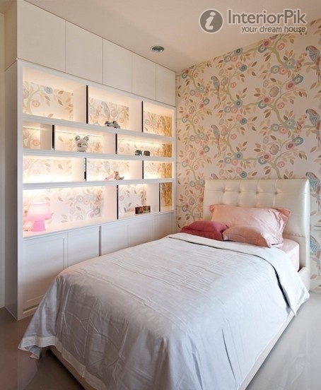 Small Bedroom Wallpaper Decoration Effect Chart Appreciation