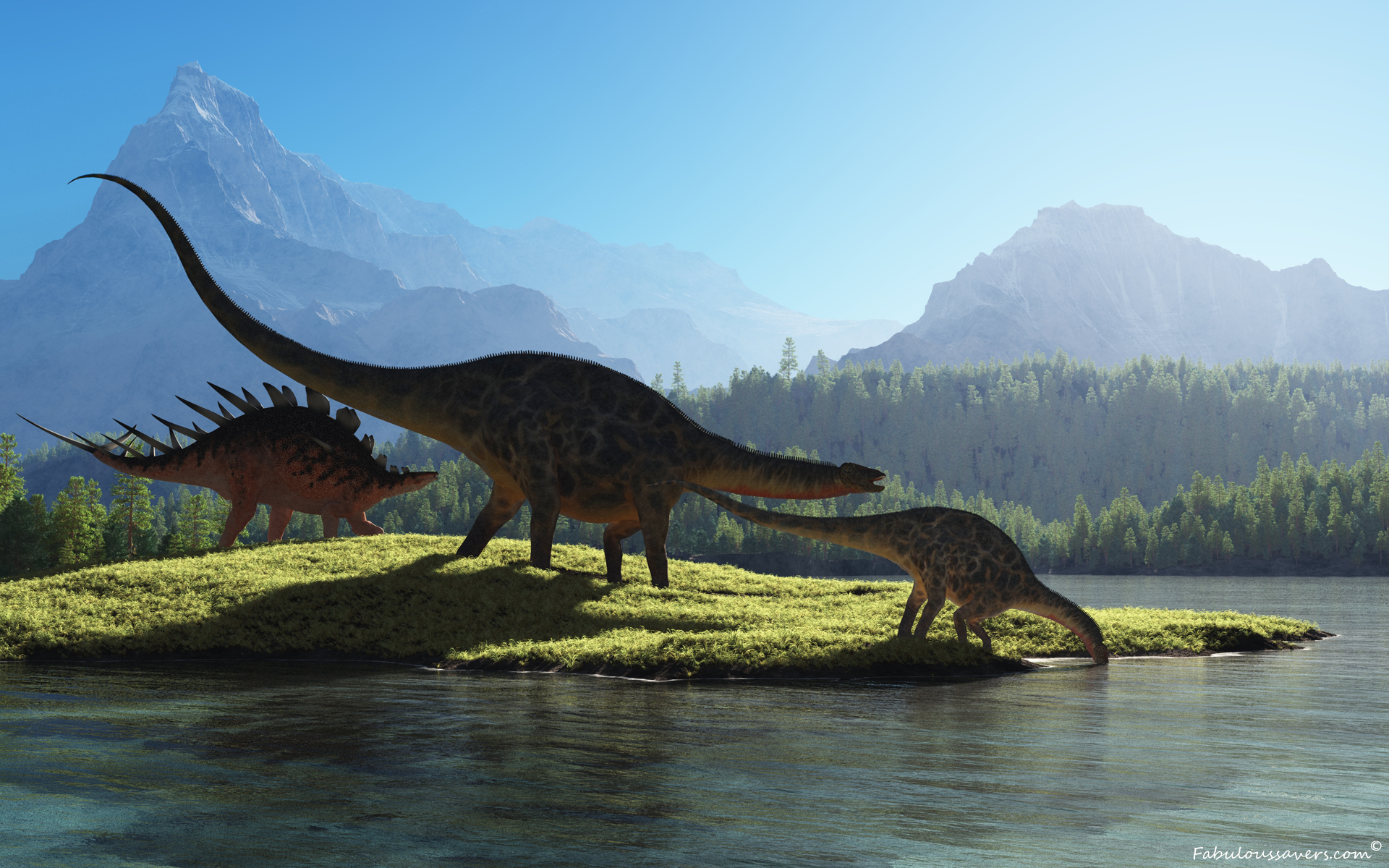 Gallery For Gt Prehistoric Landscape Dinosaurs