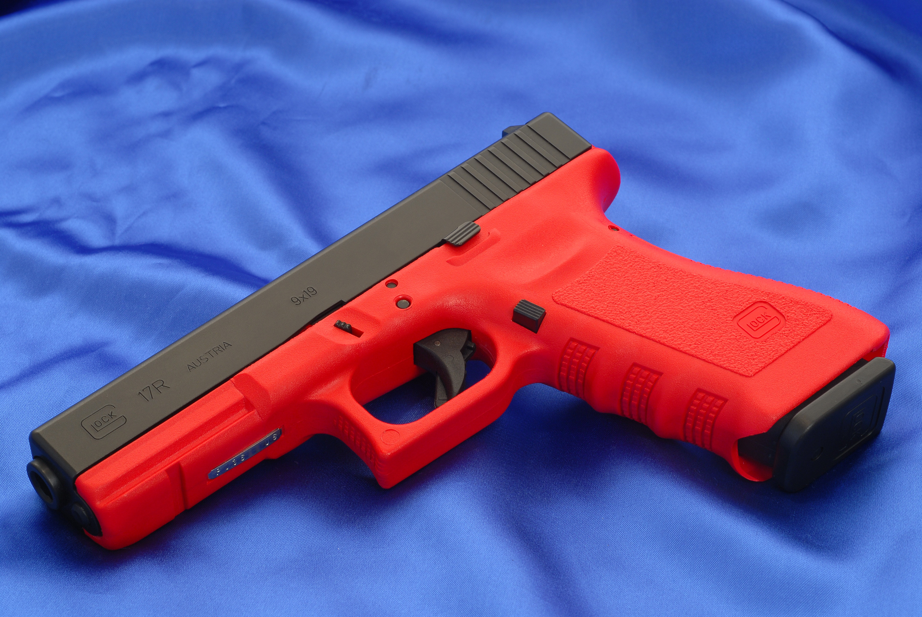 Wallpaper Glock 17r Gun Weapons Red Austria