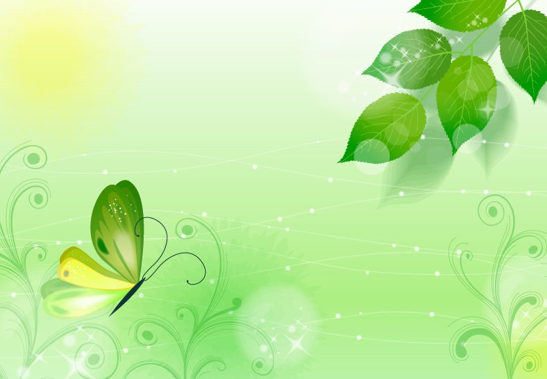 Spring Green Background Vector Illustration Graphics