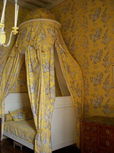 Blue And Yellow Toile De Jouy