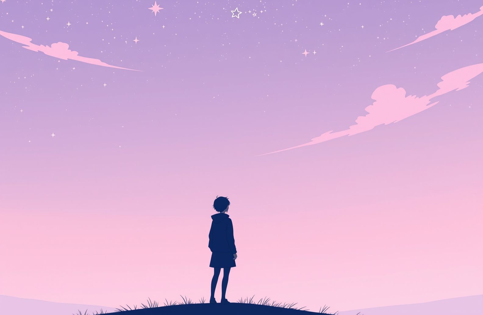 Minimalist Anime Wallpaper