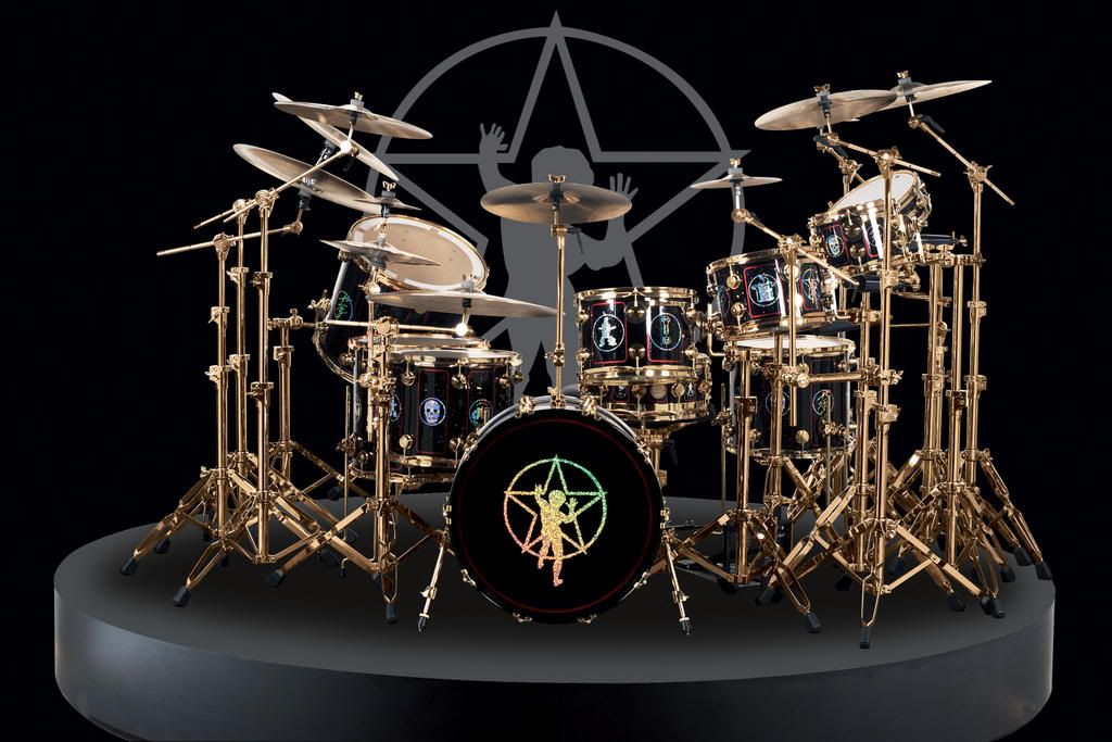 Neil Peart S Drumset What A Man Drums Wallpaper Music