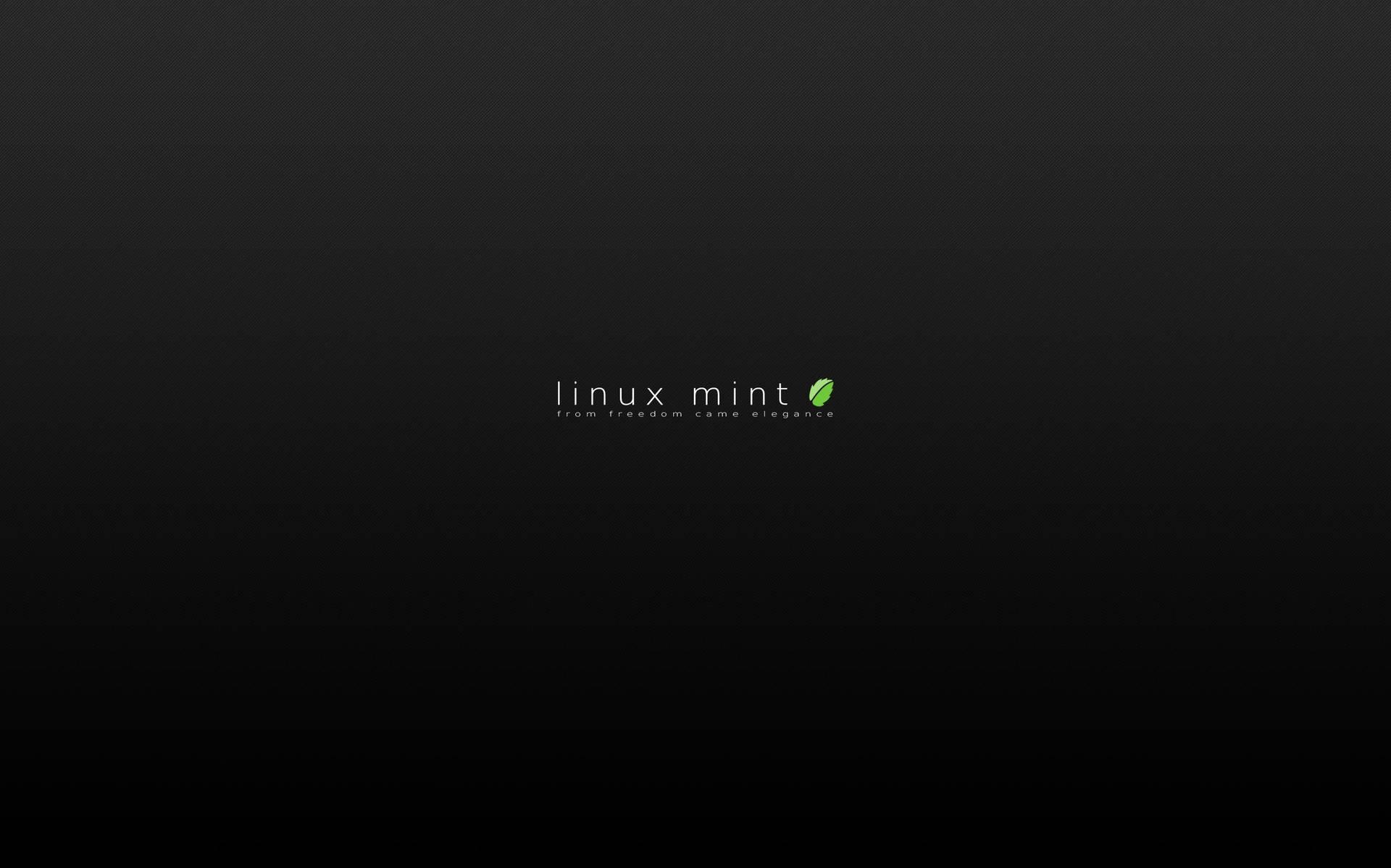 Minimalist Operating System Linux Mint Logo Wallpaper