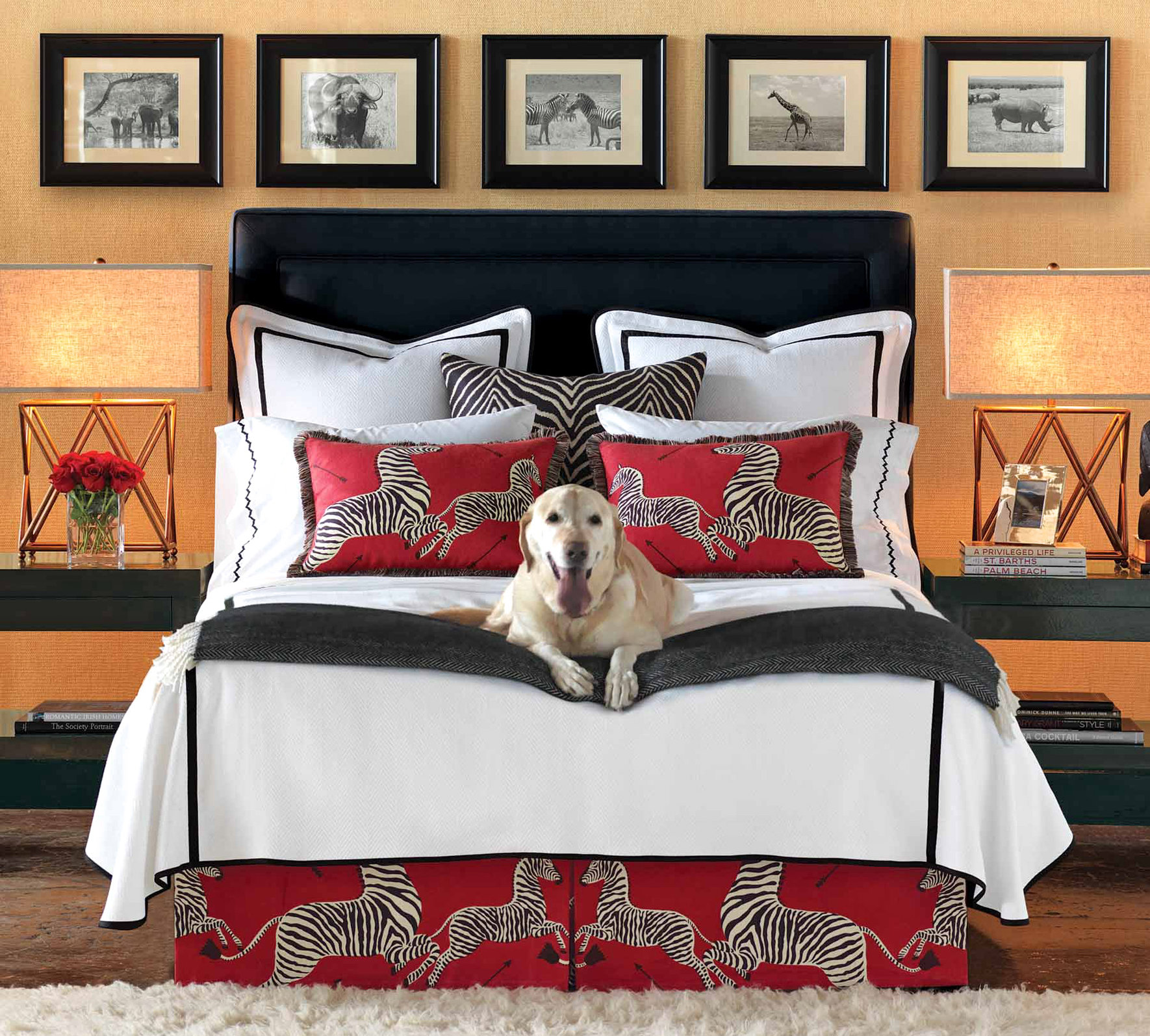 From Scalamandr Zebra Print Bedding For People And Dogs Nytimes