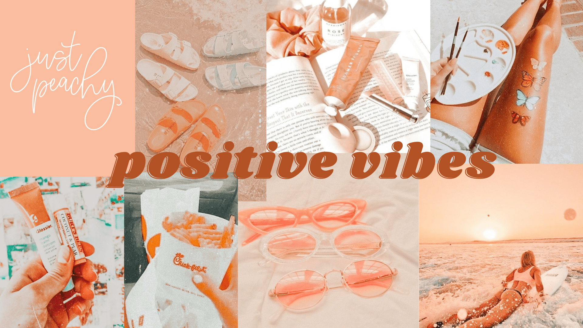 Peach Aesthetic Wallpaper
