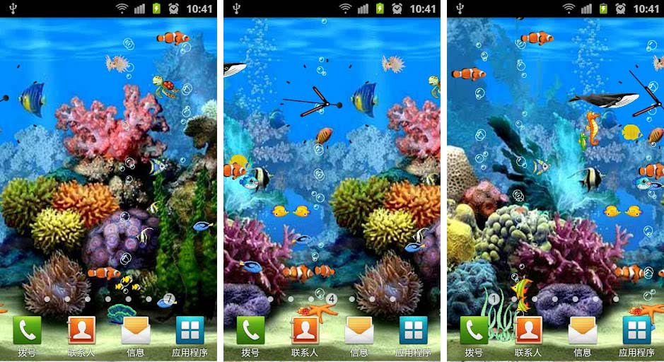 Aquarium Fish Live Wallpaper Android Ocean