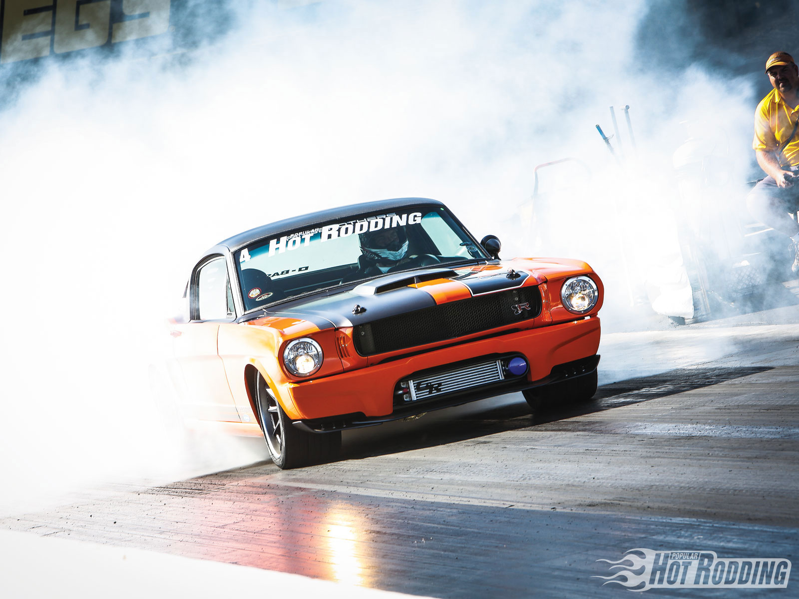 Ford Mustang Racing Race Track Muscle Hot Rods Drag Burnout