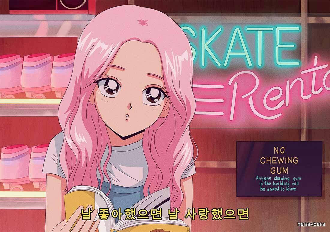 Cute Retro Anime Aesthetic Wallpaper