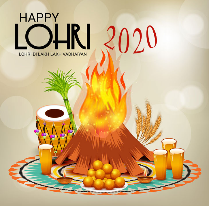 Greeting Cards For Lohri Festival Image Happy
