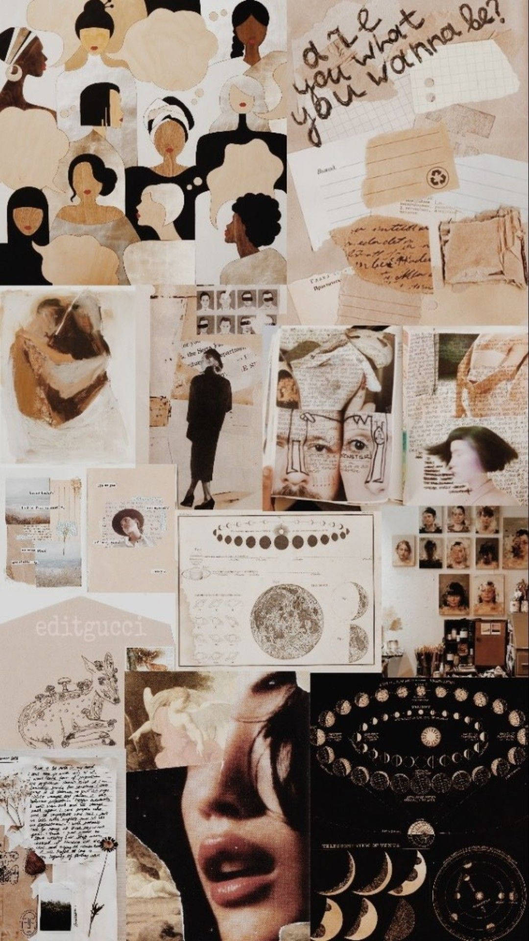 Newspaper Aesthetic Background Wallpaper