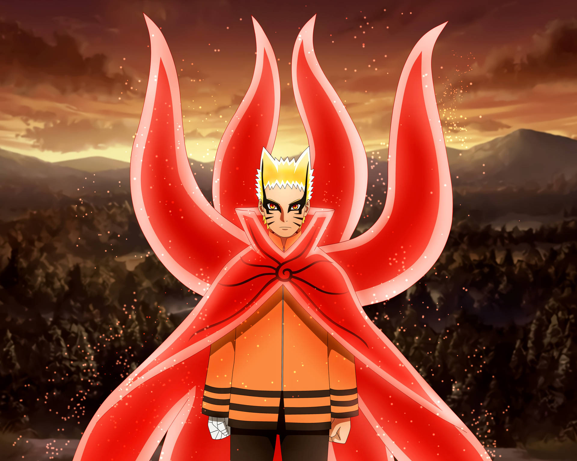 Naruto Baryon Mode Wallpaper