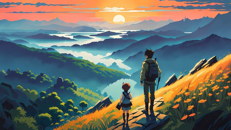 Anime Aesthetic Scenery Wallpaper