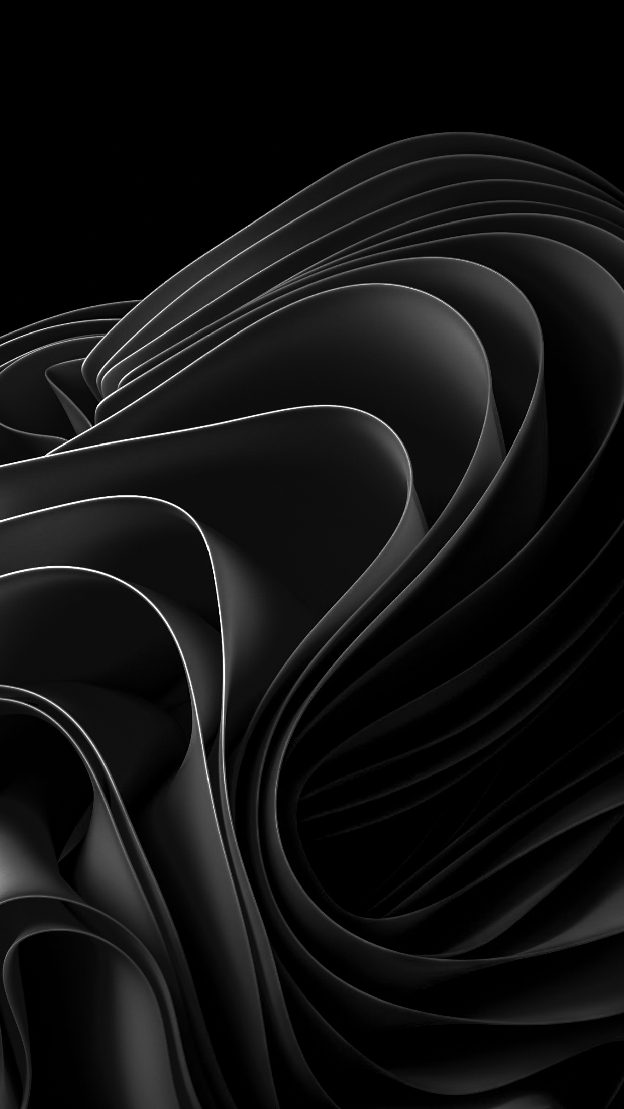 Windows Wallpaper 4k Black Abstract Stock