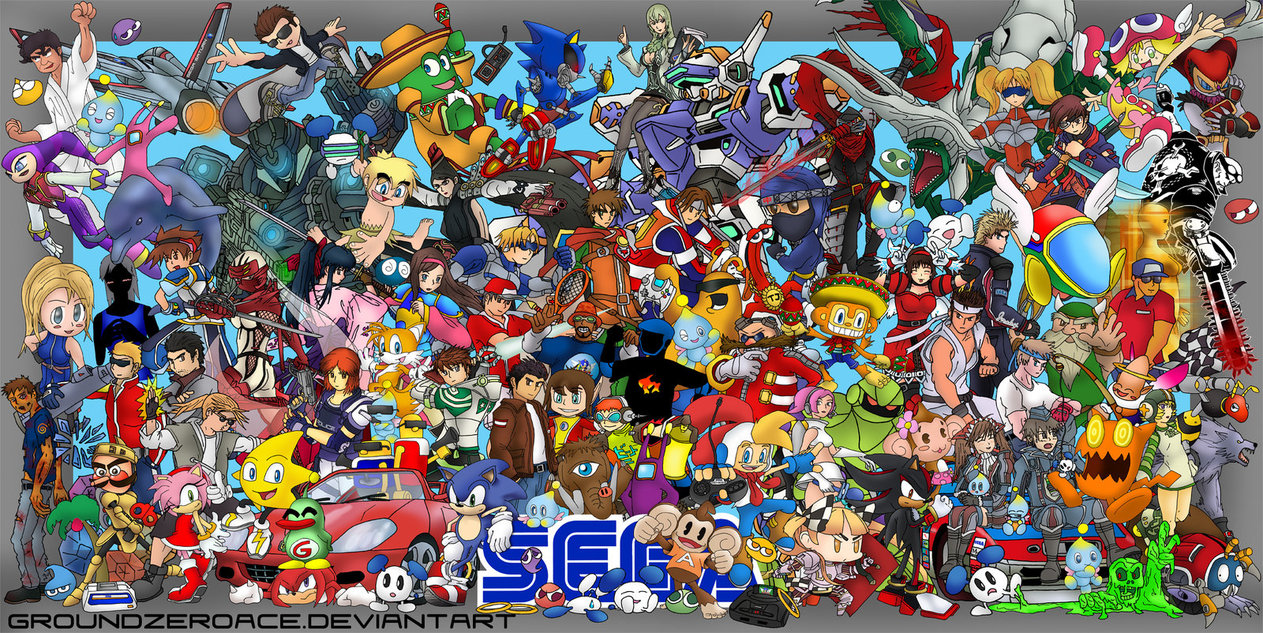 Sega All Stars Reunion By Groundzeroace