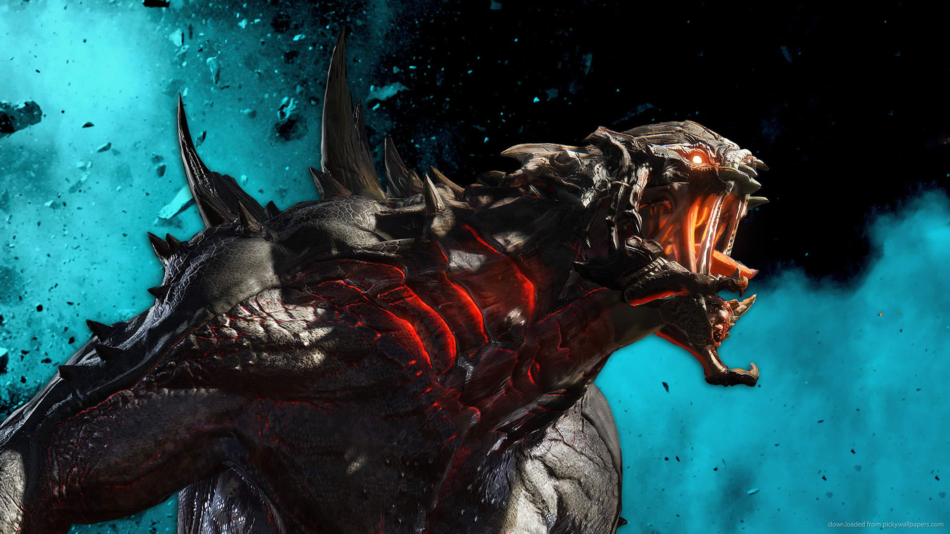 Evolve Video Game Goliath Monster Wallpaper Picture For iPhone