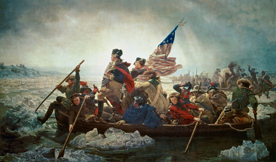 Washington Crossing The Delaware River Emanuel Leutze As Art Print