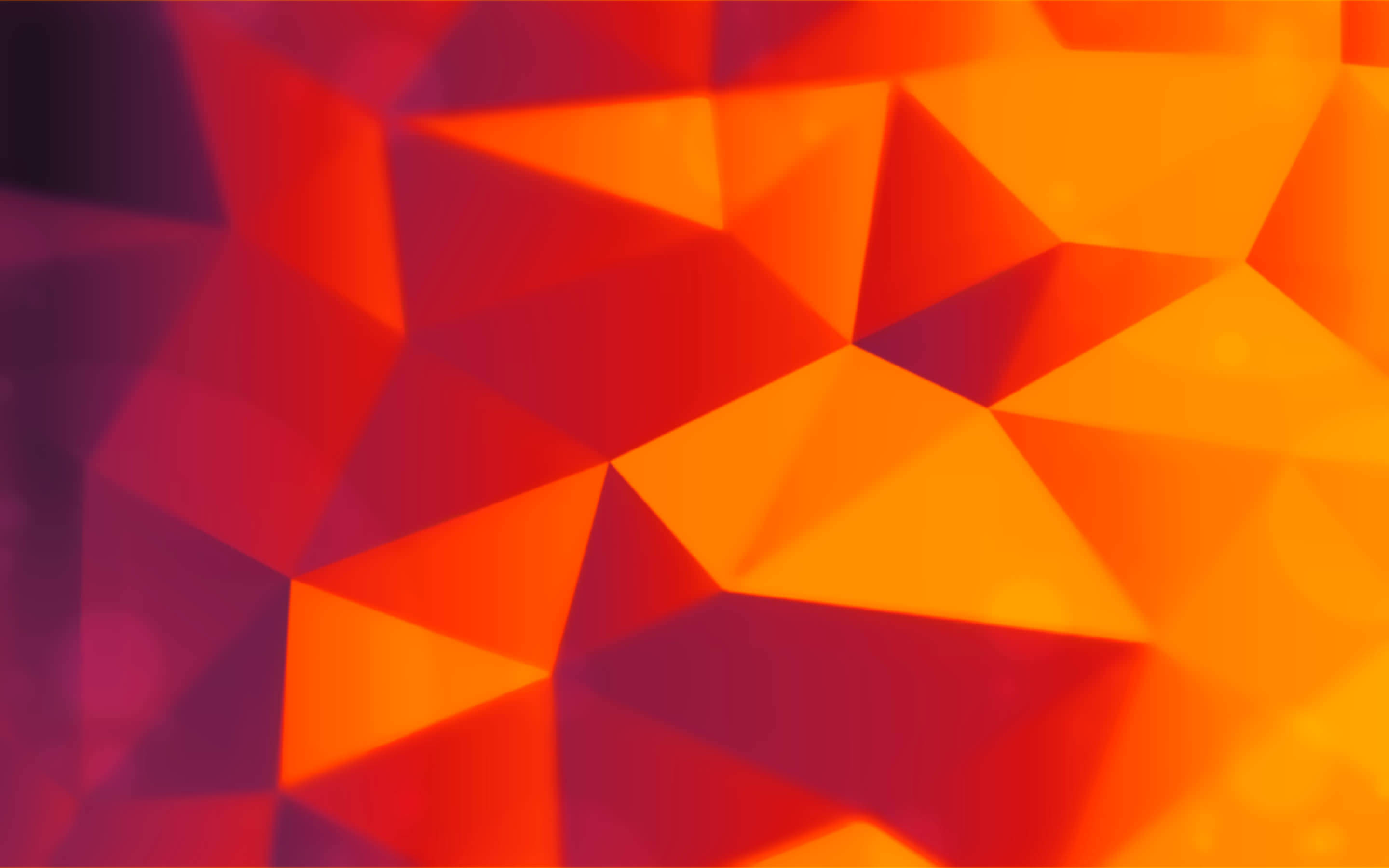 Orange Polygons HD Wallpaper For X HDwallpaper