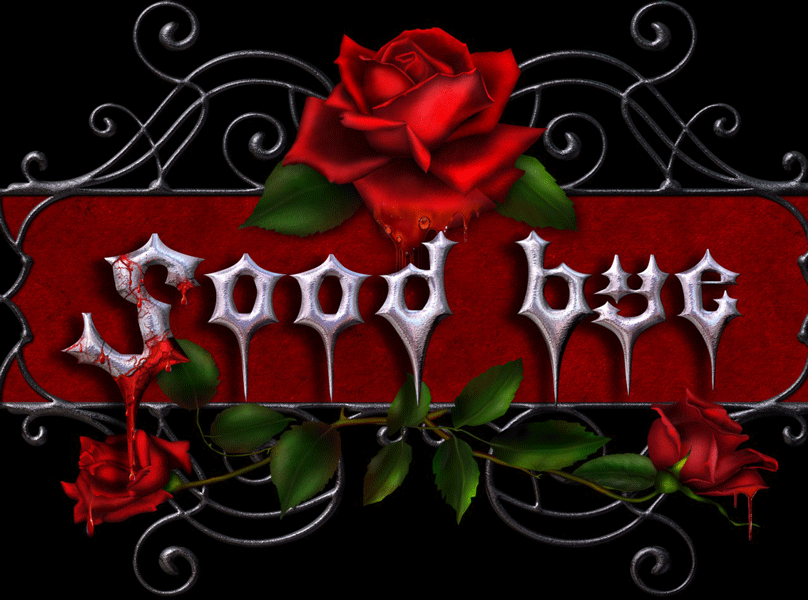 Goodbye With Roses Gothic Wallpaper In Resolution
