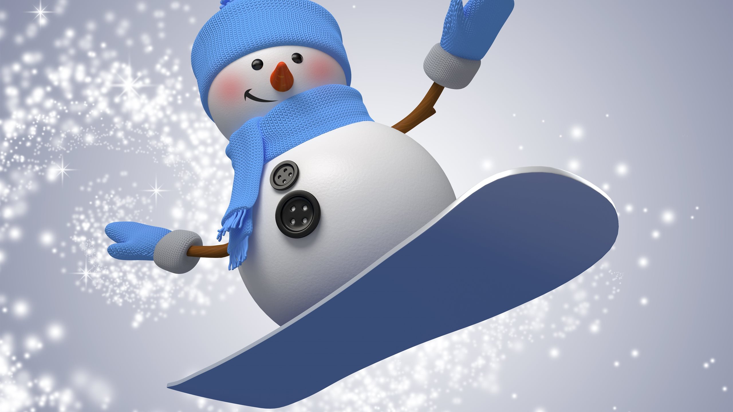 Snowman HD Background