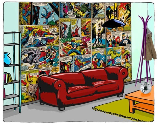 Komar Marvel Super Heroes Wallpaper Murals At Fun Decor