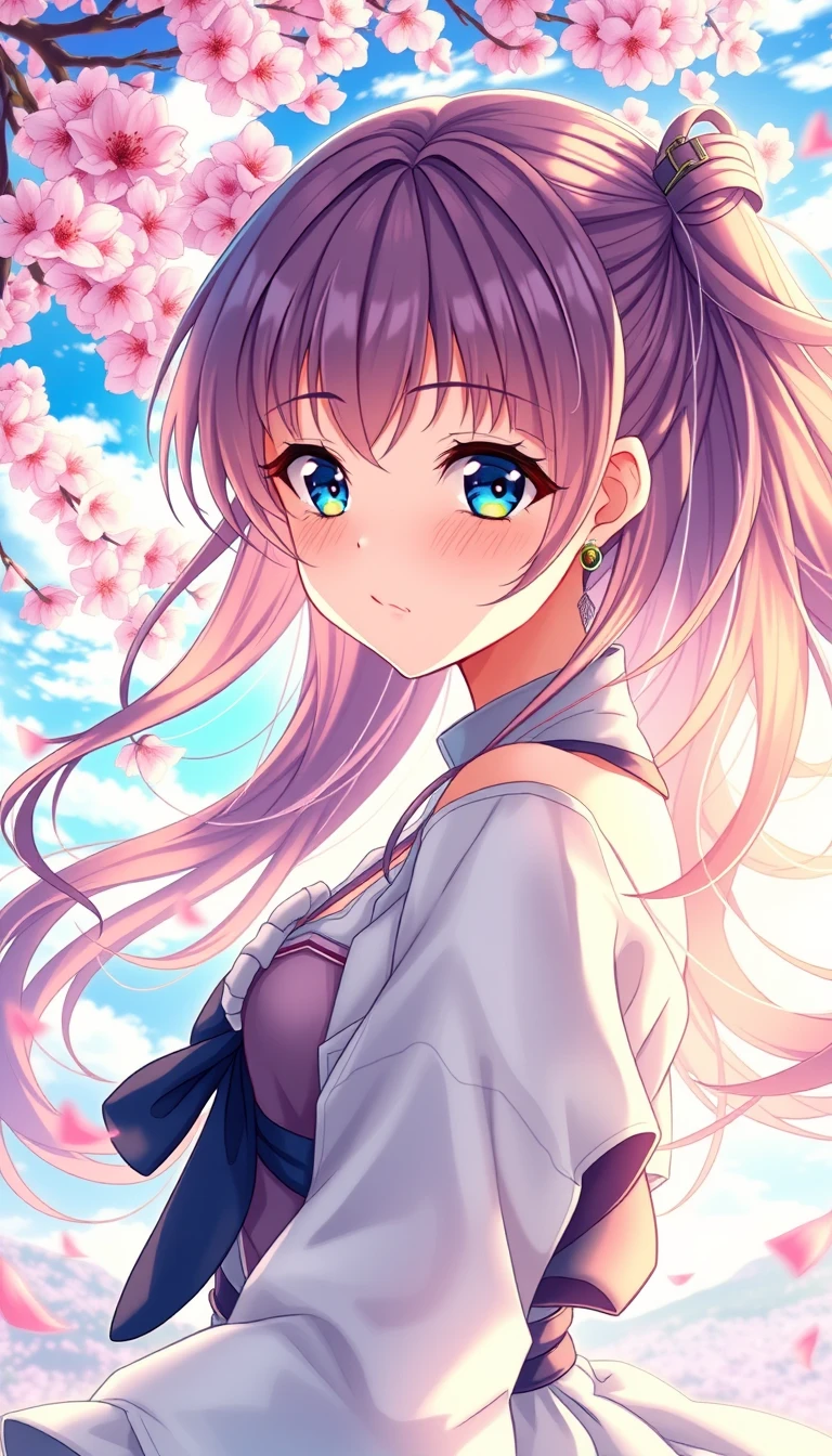 Beautiful Anime Girl Phone Wallpaper