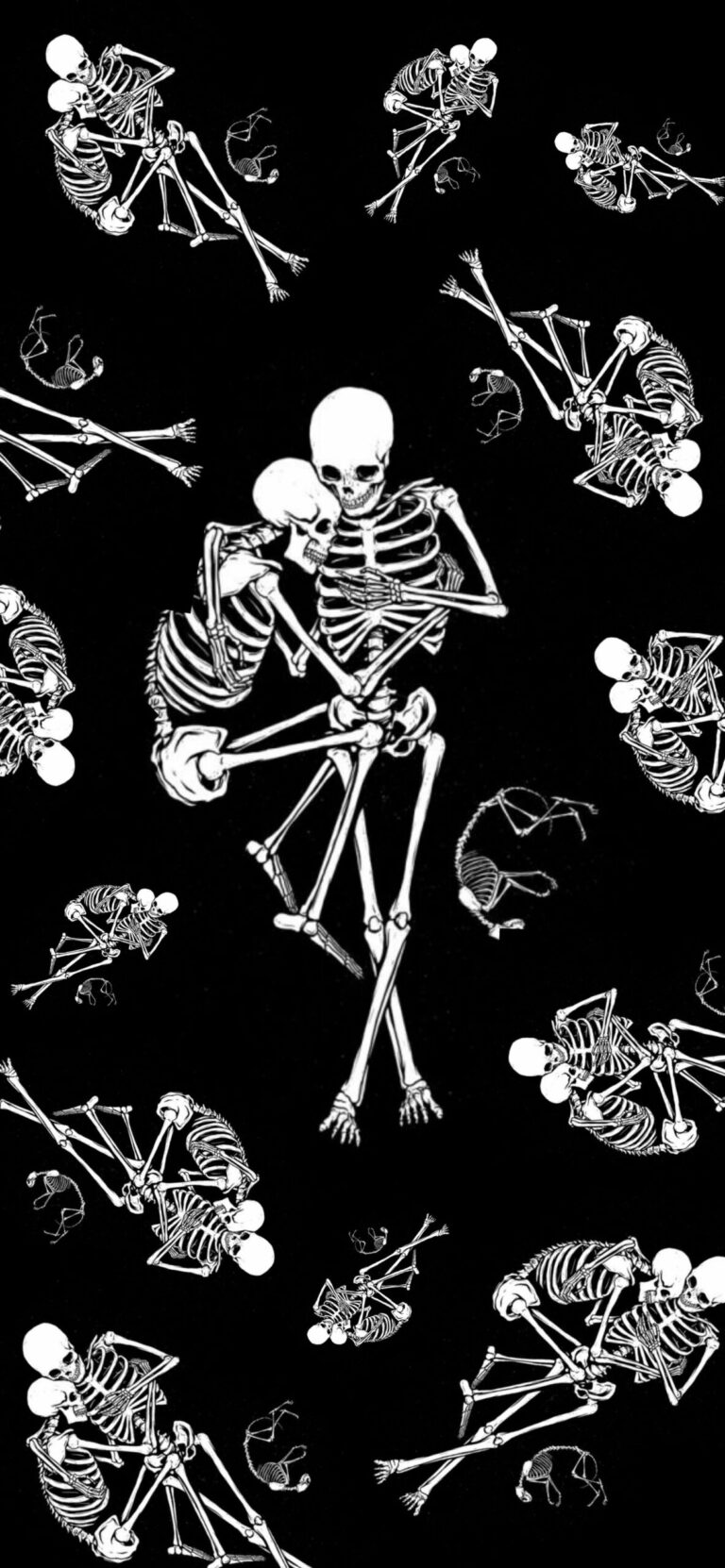 Deskop Skeleton Wallpaper