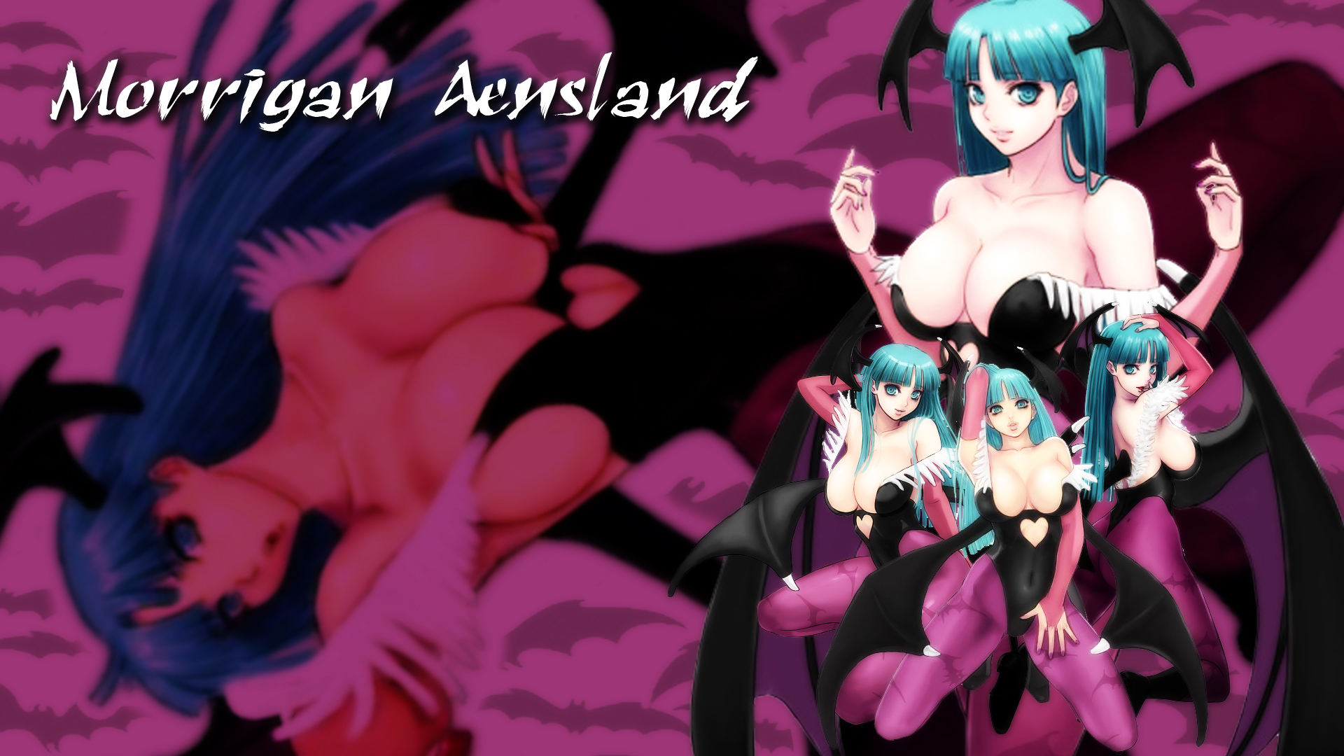 Digital Other This Is A Morrigan Aensland Wallpaper Designed By Me