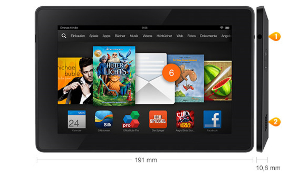 Kb Jpeg Kindle Fire HD Kleiner Tablet Pc Von Amazon