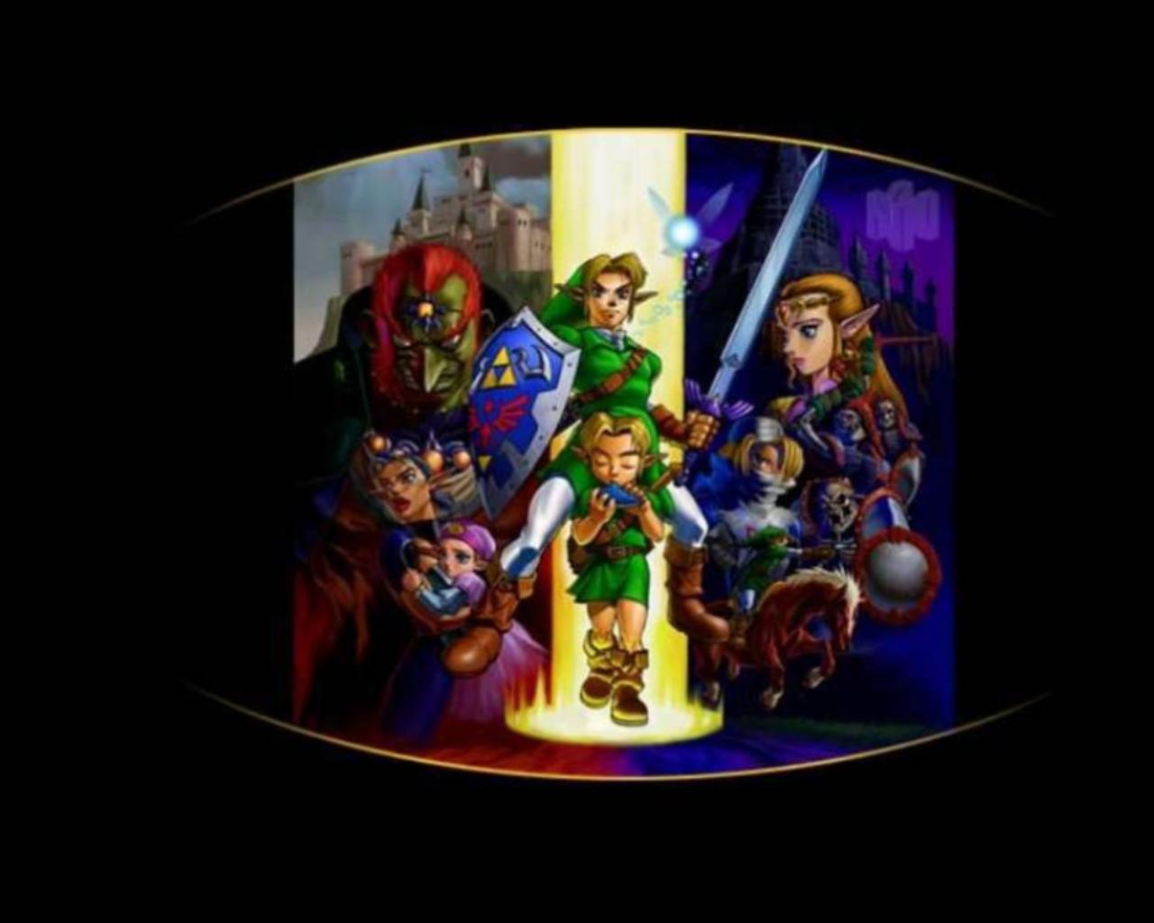 Zelda Ocarina of Time   Official Wallpapers Desktops Backgrounds 1280x1024