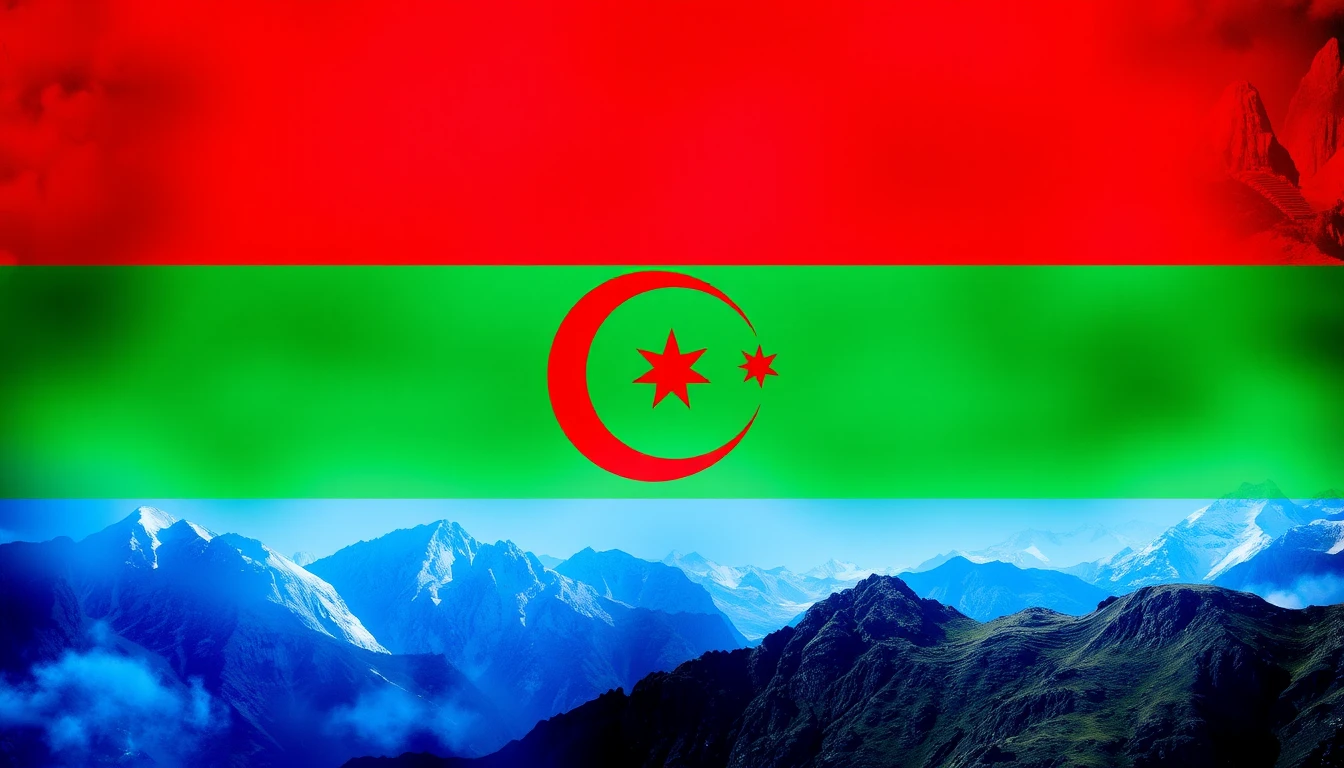 Azerbaijan Flag Wallpaper