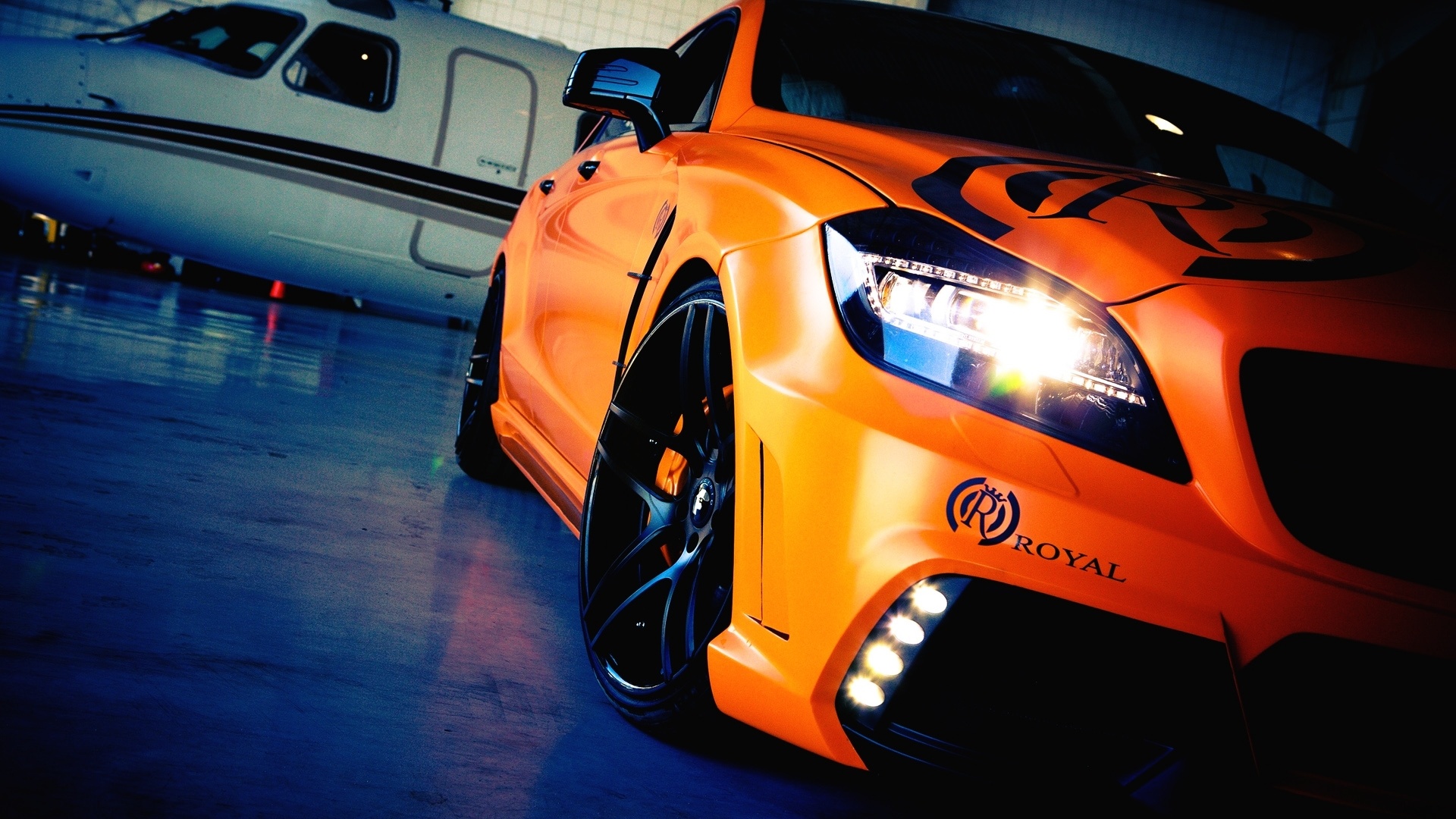 Orange Car S Wallpaper
