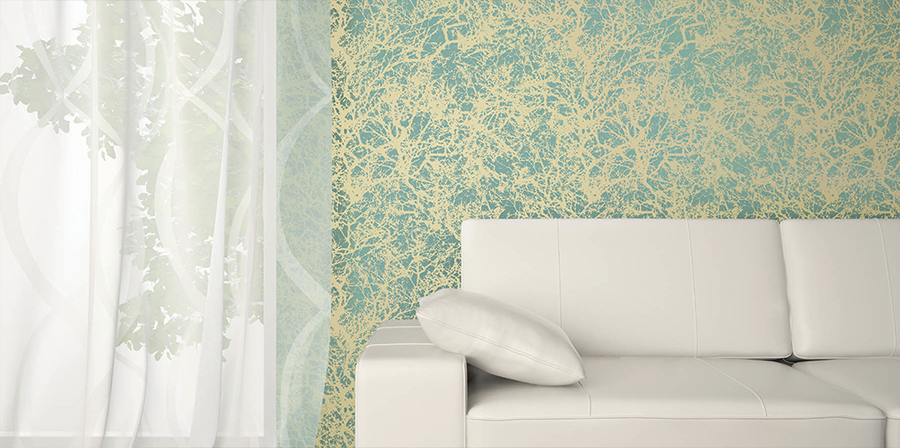 Tempaper Wallpaper Soft Tree Pattern   Decoist