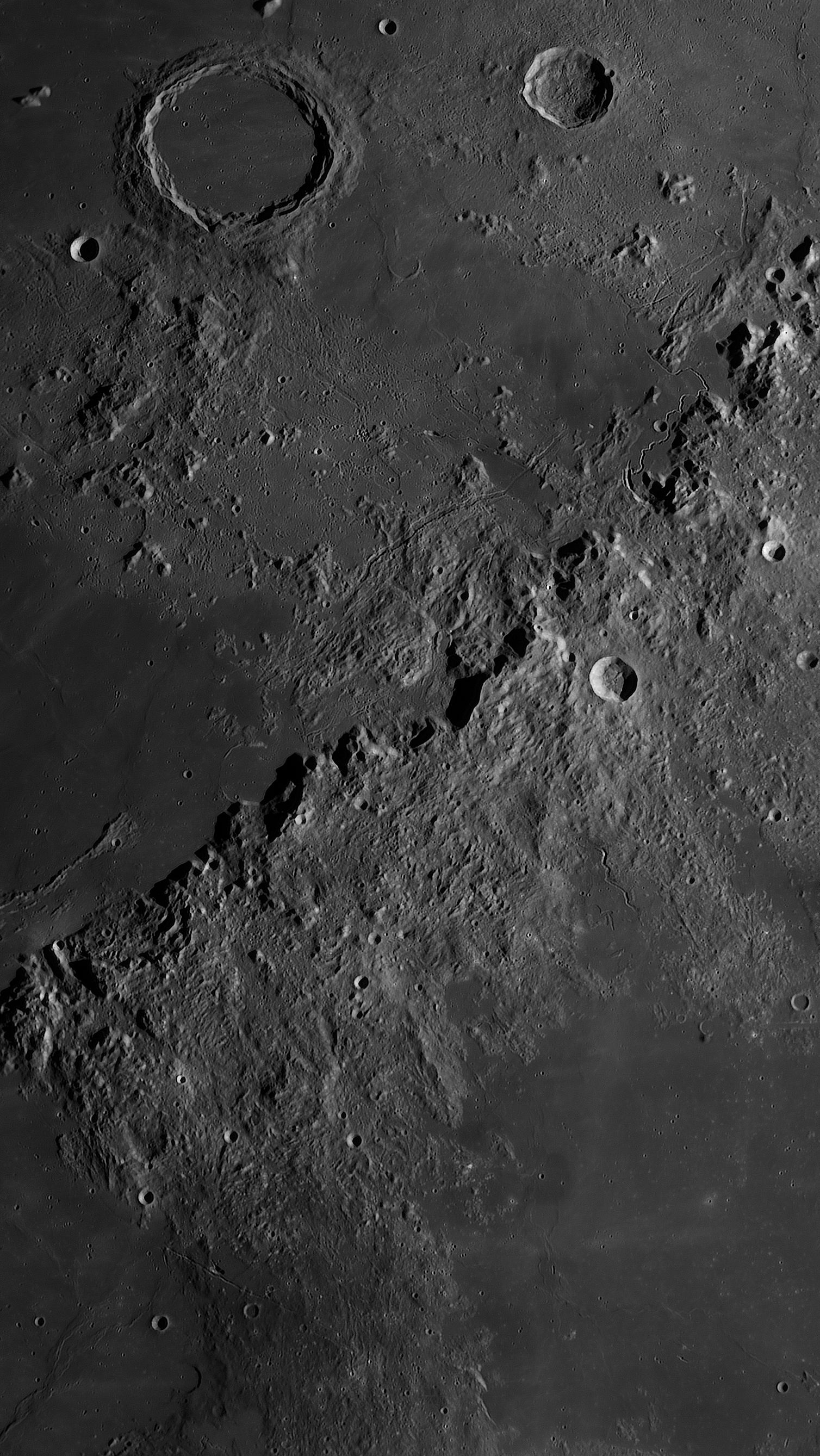 Montes Apenninus Astronomy Pictures Moon Texture Vintage