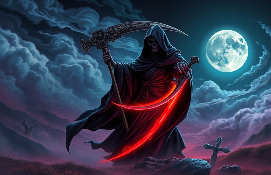 Badass Grim Reaper Wallpaper