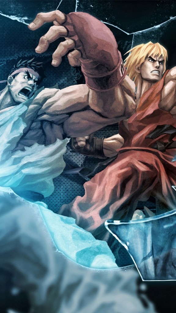 Street Fighter Ryu And Ken iPhone Plus Wallpaper