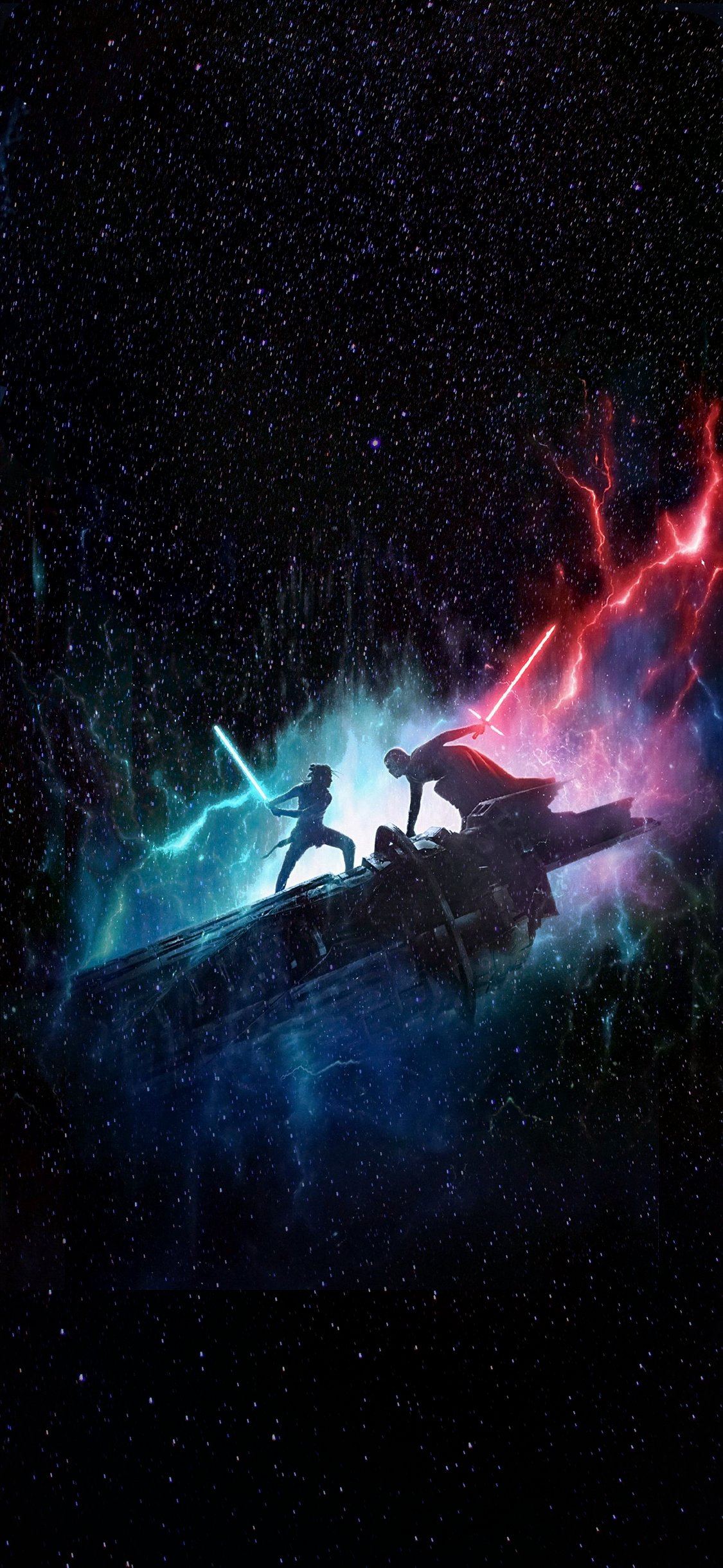 7 Star Wars Rise of Skywalker phone wallpapers HEROSCREEN Star
