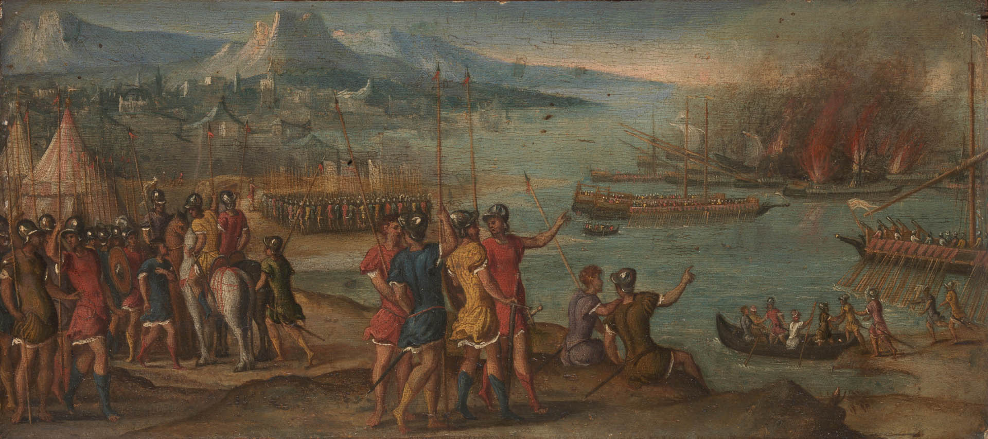 Naval Battle A Italian Renaissance Veian Art