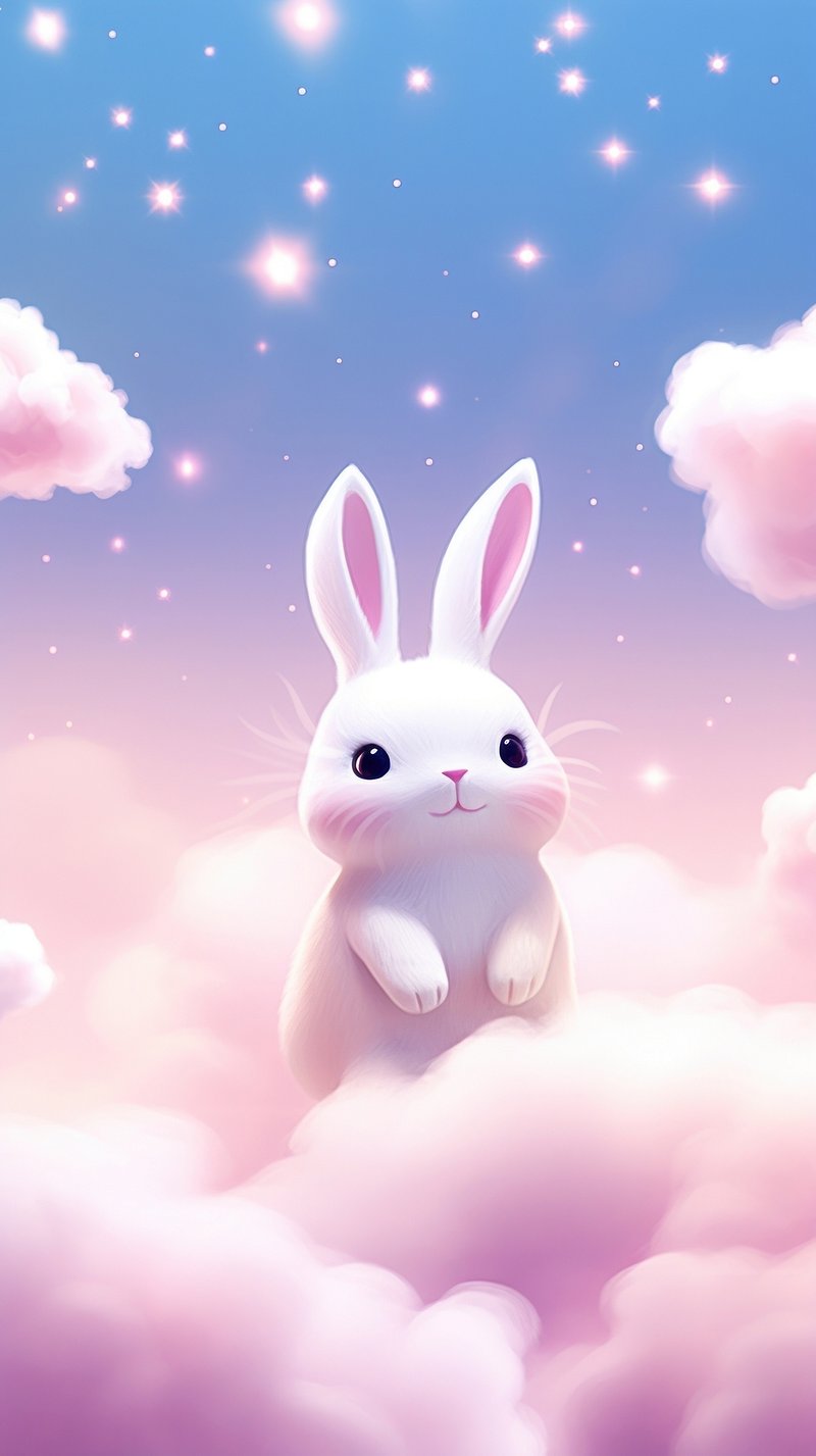 Cute Aesthetic Bunny Image Wallpaper