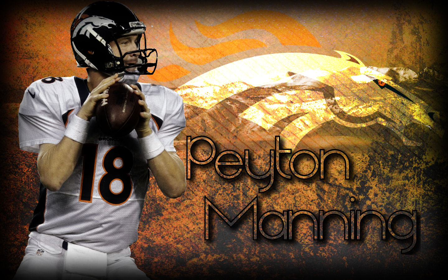 Pin Wallpaper Peyton Manning Is A Denver Bronco Alex Stewart On