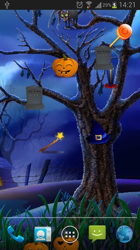 Put In Your Desktop This Live Wallpaper Of Halloween That You Can