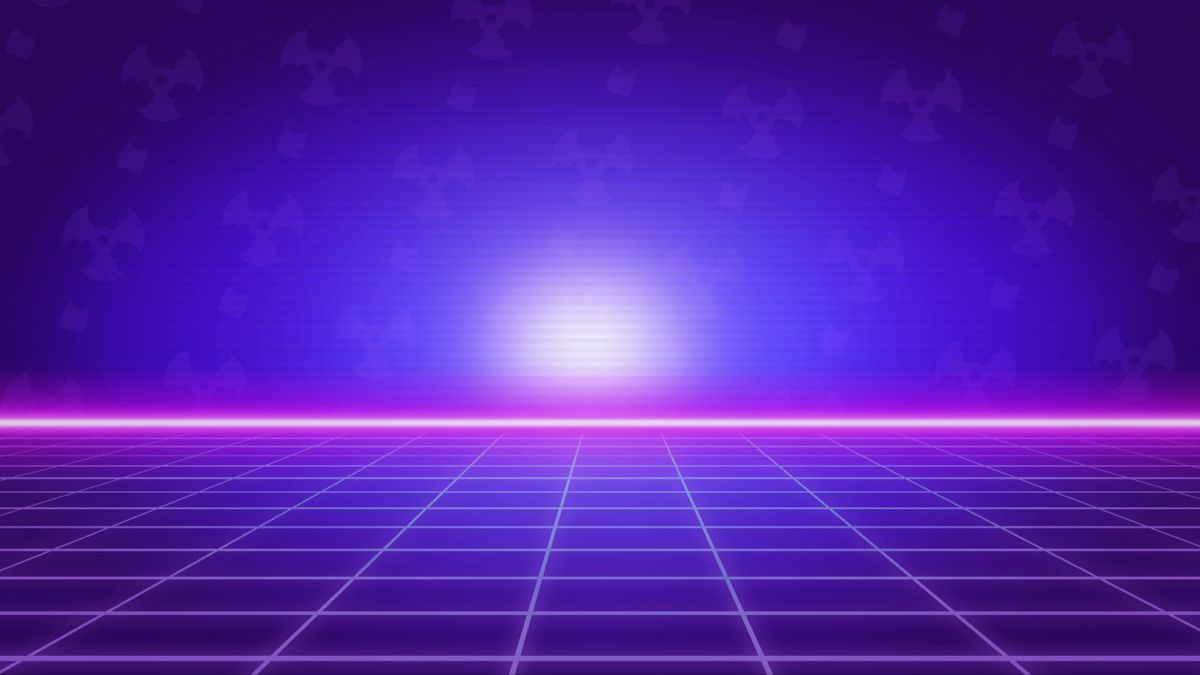 Abstract Purple Neon Wallpaper