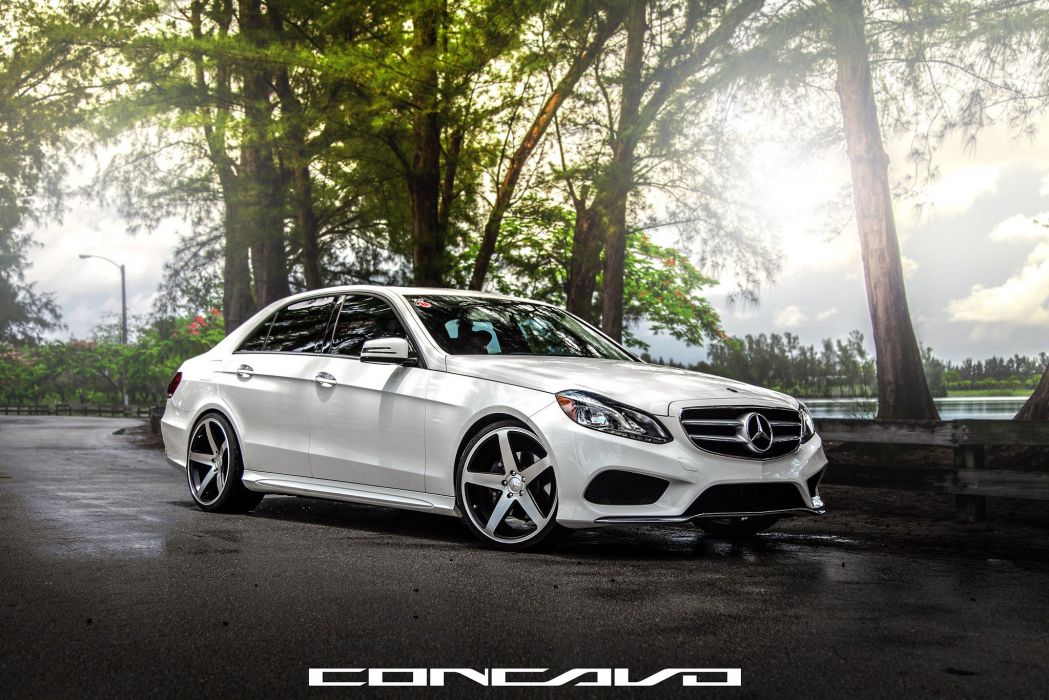Mercedes Benz E350 Tuning Concavo Wheels Cars Wallpaper