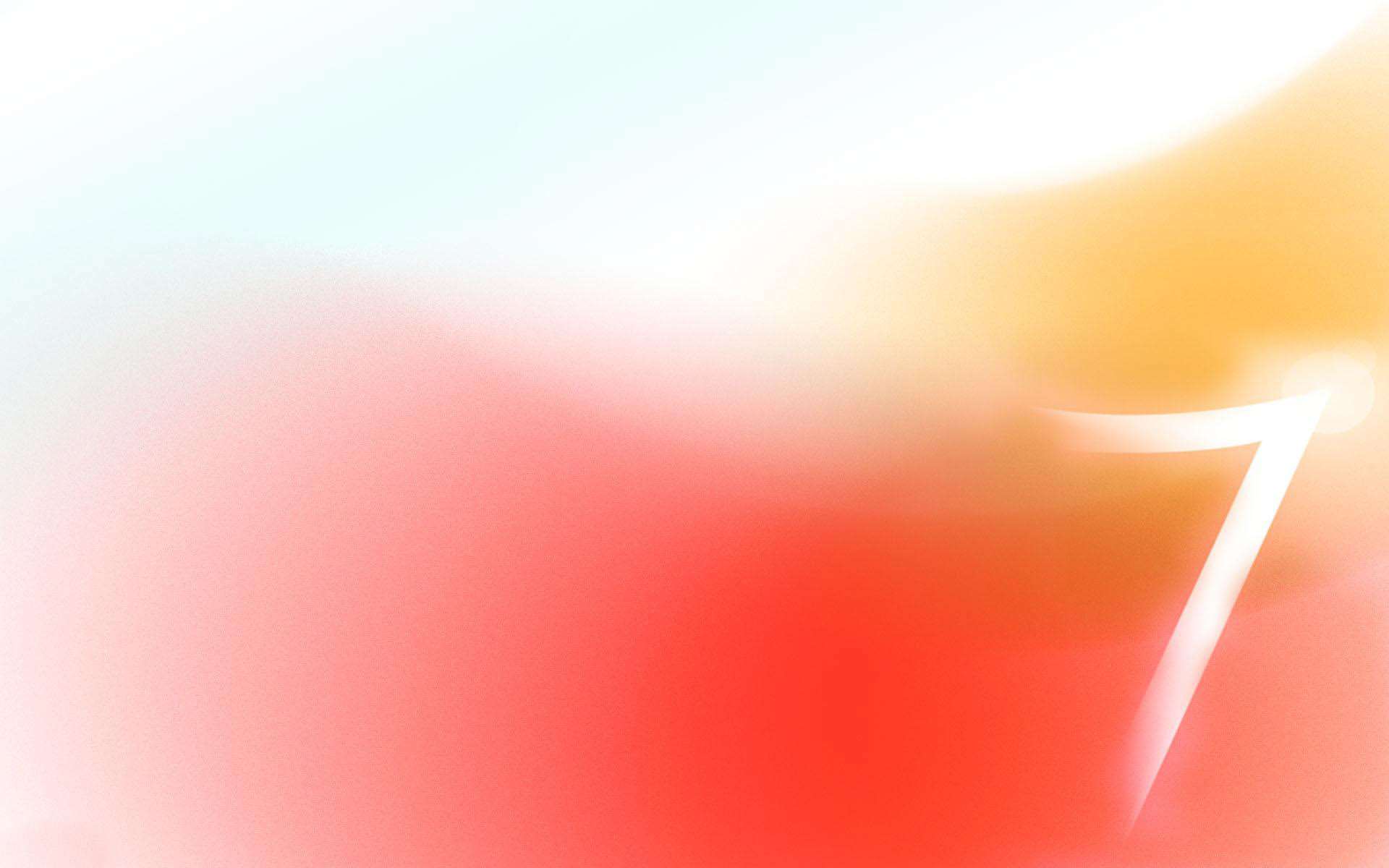 Windows In Orange Blur Widescreen Wallpaper