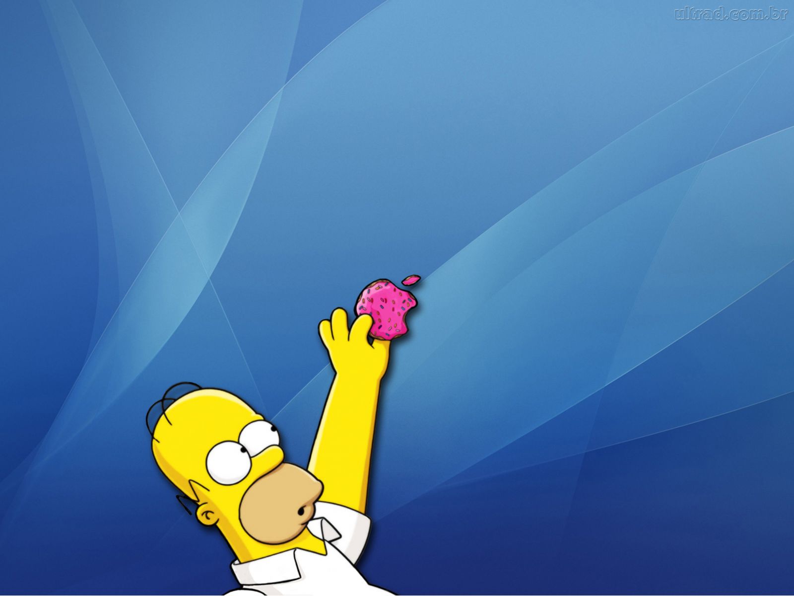 Da Apple Nos Simpsons Papel De Arroz Para Bolo Homer Simpson