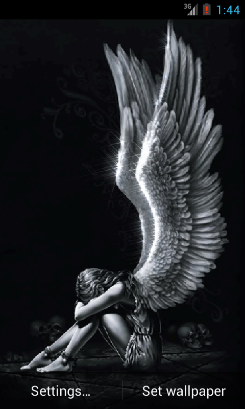 Gothic Angel Live Wallpaper Screenshot