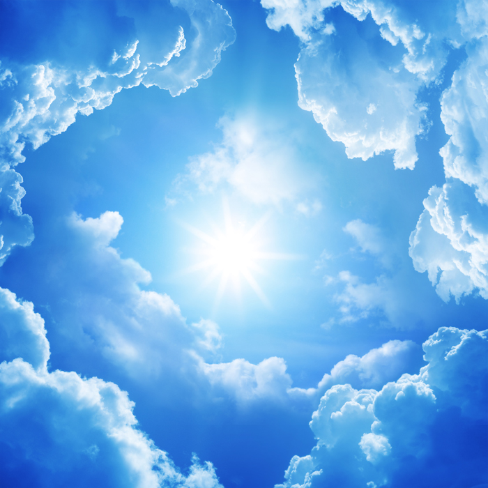 wallpaper ceiling clouds and sky blue Car Tuning 700x700
