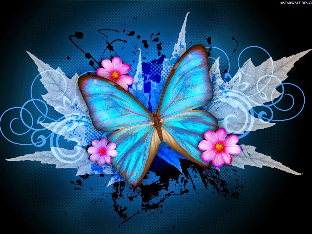 Beauty Butterfly Wallpaper For Sony