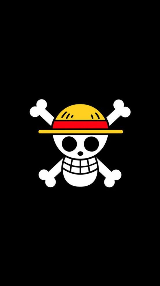 One Piece Straw Hat Luffy Logo Wallpapers and Backgrounds One 553x983