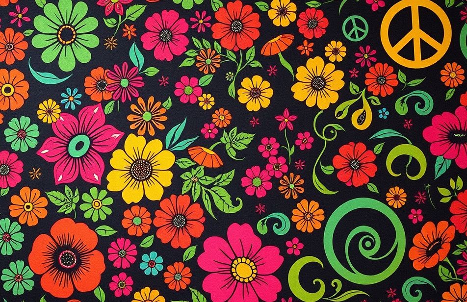 Vintage Hippie Aesthetic Wallpaper